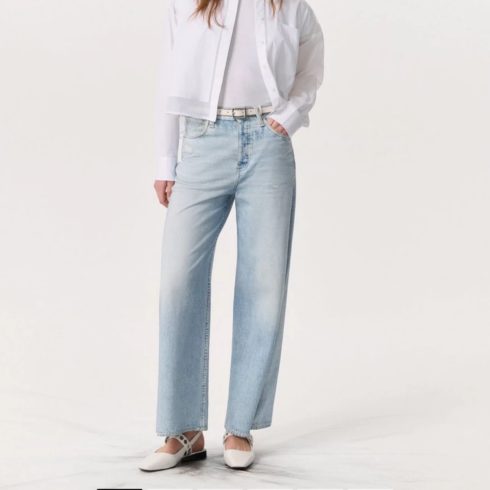 rag & bone Light Blue Flare Jeans